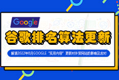 Google“实用内容”算法更新！外贸网站影响及应对。